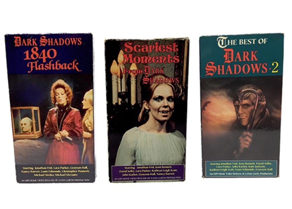 VHS - Lot of 3 Vintage Dark Shadows  Video Cassette Tapes - All Tested Fine